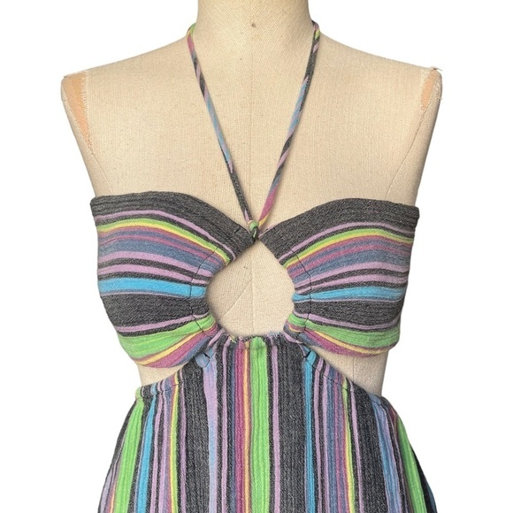 NWT Mara Hoffman Laila Maxi Dress in Multi Stripes - Picture 5 of 14
